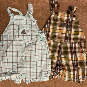 Two 12 month overalls (boy)